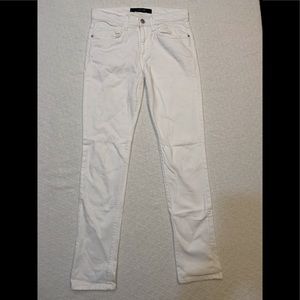Joe's Super Slim White Denim Jeans W 28 inseam 31